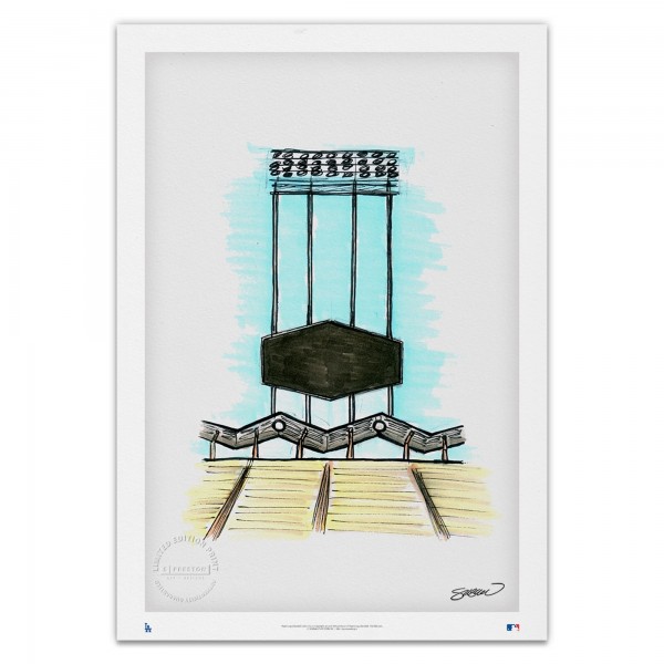 Los Angeles Dodgers 14 x 20 Dodger Stadium Limited Edition Fine Art Print