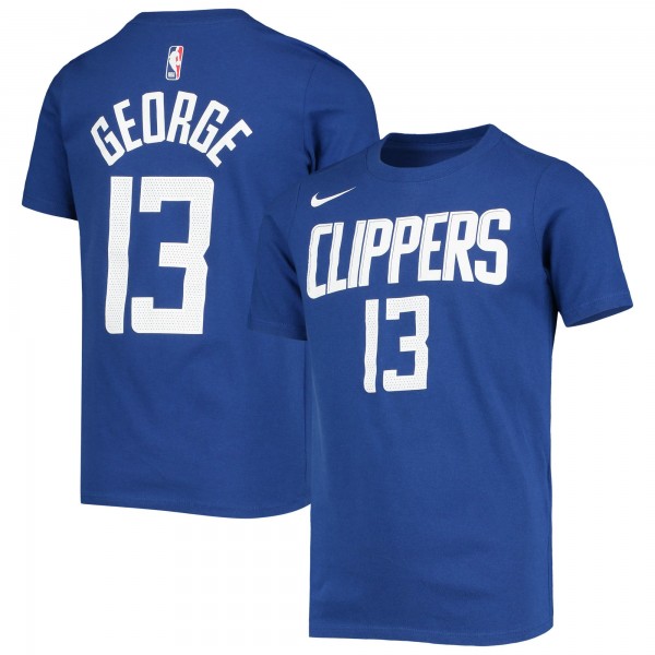 Детская футболка Paul George LA Clippers Nike - Royal