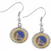 WoGolden State Warriors WinCraft Team Round Dangle Earrings