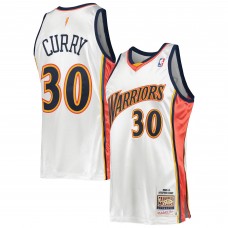 Игровая форма  Stephen Curry Golden State Warriors Mitchell & Ness 2009-10 Hardwood Classics Authentic Player - White