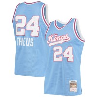 Игровая форма  Reggie Theus Sacramento Kings Mitchell & Ness 1985-86 Hardwood Classics Swingman - Light Blue
