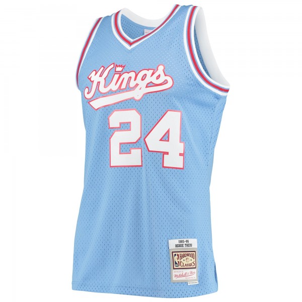 Игровая форма  Reggie Theus Sacramento Kings Mitchell & Ness 1985-86 Hardwood Classics Swingman - Light Blue