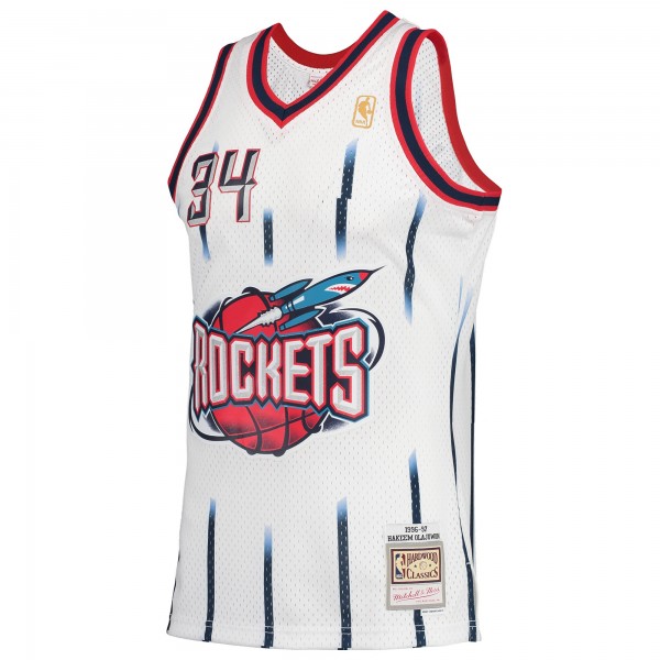 Игровая форма  Hakeem Olajuwon Houston Rockets Mitchell & Ness Hardwood Classics Swingman - White