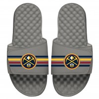 Шлепки Denver Nuggets ISlide Stripes - Gray