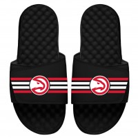 Детские шлепки Atlanta Hawks ISlide Stripes - Black
