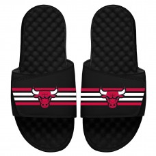 Детские шлепки Chicago Bulls ISlide Stripes - Black