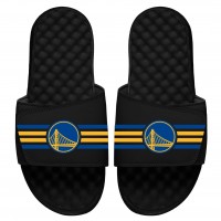 Детские шлепки Golden State Warriors ISlide Stripes - Black