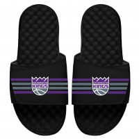 Детские шлепки Sacramento Kings ISlide Stripes - Black