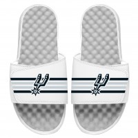 Детские шлепки San Antonio Spurs ISlide Stripes - White
