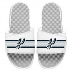 Детские шлепки San Antonio Spurs ISlide Stripes - White