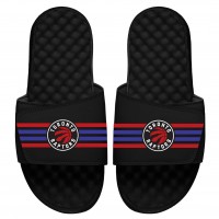 Детские шлепки Toronto Raptors ISlide Stripes - Black