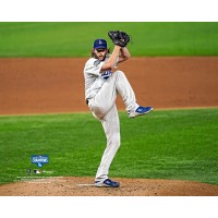 Unsigned Los Angeles Dodgers Clayton Kershaw Fanatics Authentic 2020 MLB World Series Champions Pitching Photograph