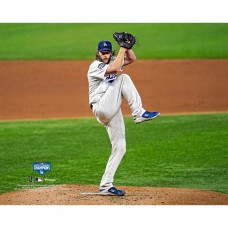 Unsigned Los Angeles Dodgers Clayton Kershaw Fanatics Authentic 2020 MLB World Series Champions Pitching Photograph