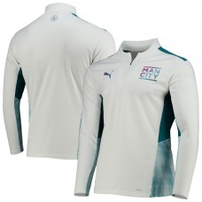 Кофта на короткой молнии Manchester City Puma Training DryCELL - White