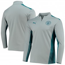 Кофта на короткой молнии Manchester City Puma Training DryCELL - Gray