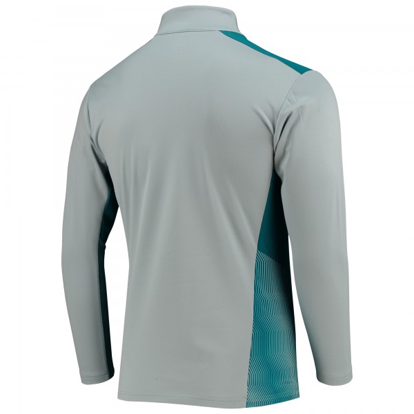 Кофта на короткой молнии Manchester City Puma Training DryCELL - Gray