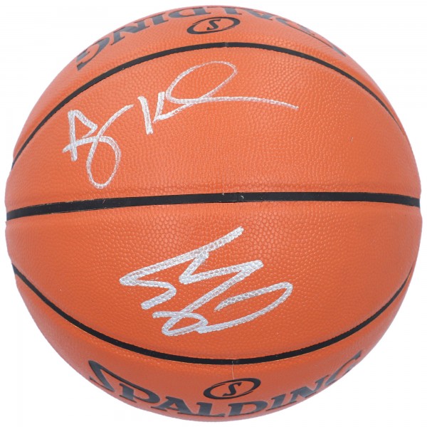 Autographed Orlando Magic Penny Hardaway & Shaquille ONeal Fanatics Authentic Indoor/Outdoor Basketball