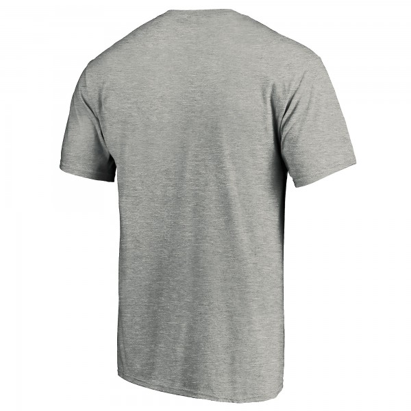 New York Yankees Heathered Gray Cooperstown Collection Huntington Logo T-Shirt