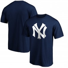 New York Yankees Navy Cooperstown Collection Huntington Logo T-Shirt