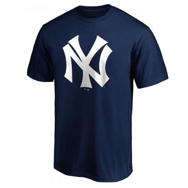 New York Yankees Navy Cooperstown Collection Huntington Logo T-Shirt