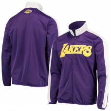 Куртка на молнии Los Angeles Lakers G-III Sports by Carl Banks Zone Blitz Tricot - Purple/White