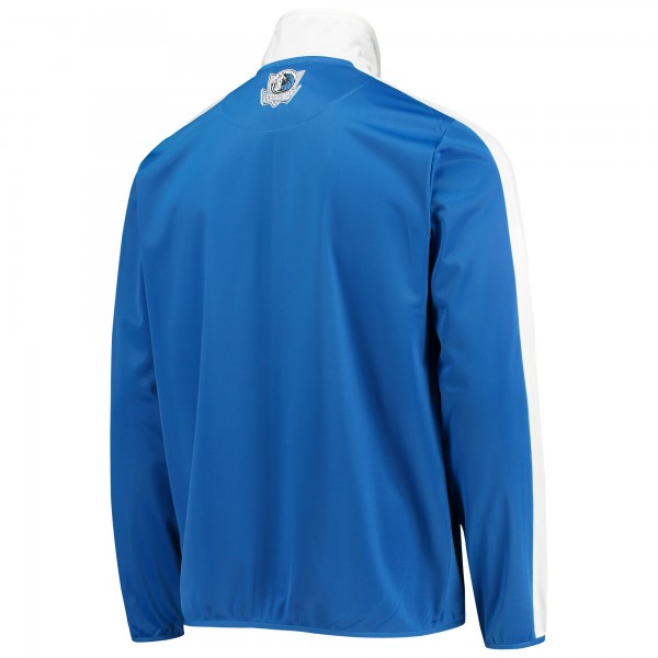 Куртка на молнии Dallas Mavericks G-III Sports by Carl Banks Zone Blitz Tricot - Blue/White