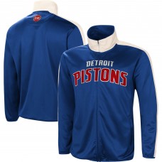 Куртка на молнии Detroit Pistons G-III Sports by Carl Banks Zone Blitz Tricot - Blue/White