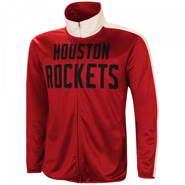 Куртка на молнии Houston Rockets G-III Sports by Carl Banks Zone Blitz Tricot - Red/White