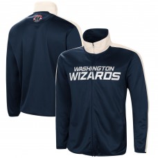 Куртка на молнии Washington Wizards G-III Sports by Carl Banks Zone Blitz Tricot - Navy/White