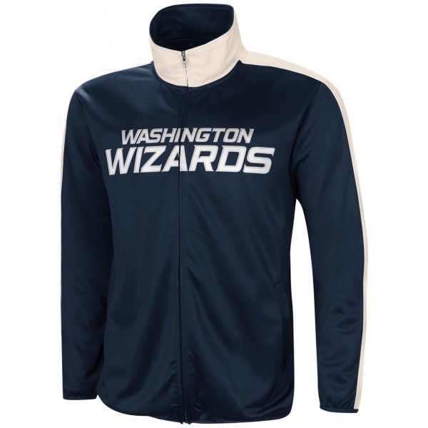 Куртка на молнии Washington Wizards G-III Sports by Carl Banks Zone Blitz Tricot - Navy/White