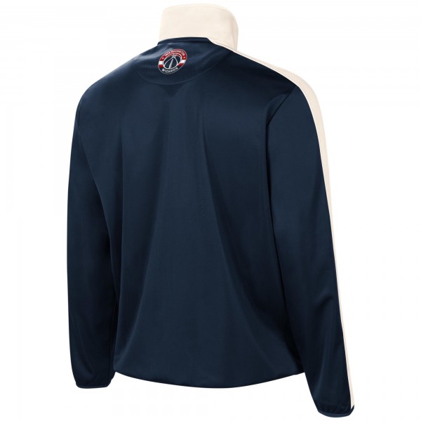 Куртка на молнии Washington Wizards G-III Sports by Carl Banks Zone Blitz Tricot - Navy/White