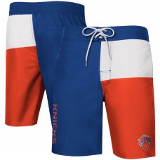 Плавки New York Knicks G-III Sports by Carl Banks Breeze Color Block - Blue/Orange