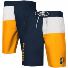 Плавки Indiana Pacers G-III Sports by Carl Banks Breeze Color Block - Navy/Gold