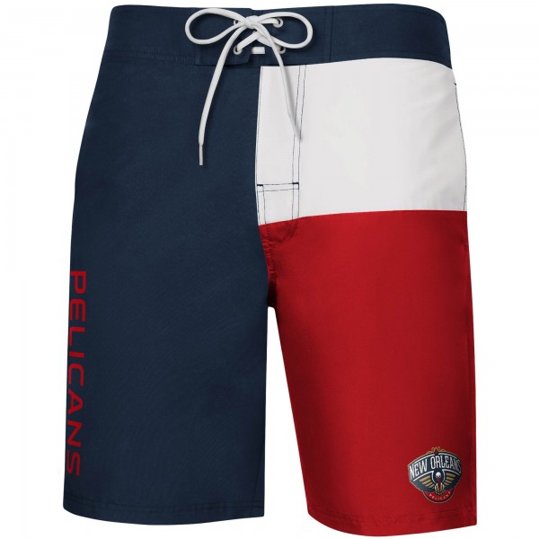 Плавки New Orleans Pelicans G-III Sports by Carl Banks Breeze Color Block - Navy/Red