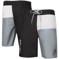 Плавки San Antonio Spurs G-III Sports by Carl Banks Breeze Color Block - Black/Silver