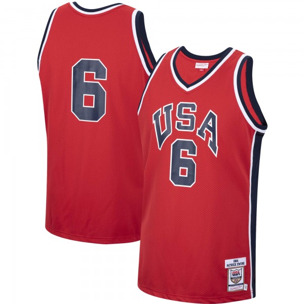 Джерси Patrick Ewing USA Basketball Mitchell & Ness 1984 Authentic - Red