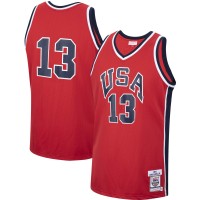 Джерси Chris Mullin USA Basketball Mitchell & Ness 1984 Authentic - Red