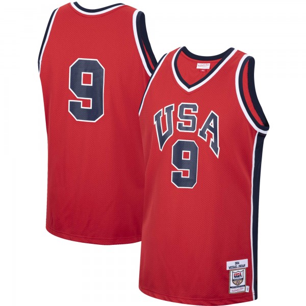 Джерси Michael Jordan USA Basketball Mitchell & Ness 1984 Authentic - Red