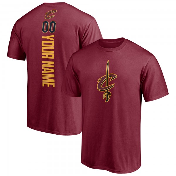 Cleveland Cavaliers Wine Playmaker Personalized Name & Number T-Shirt