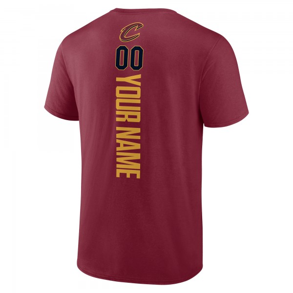 Cleveland Cavaliers Wine Playmaker Personalized Name & Number T-Shirt