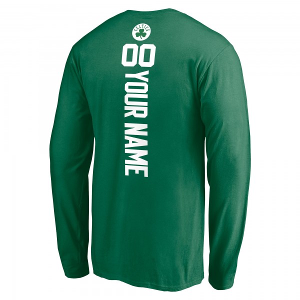 Именная футболка с длинным рукавом Boston Celtics Playmaker - Green