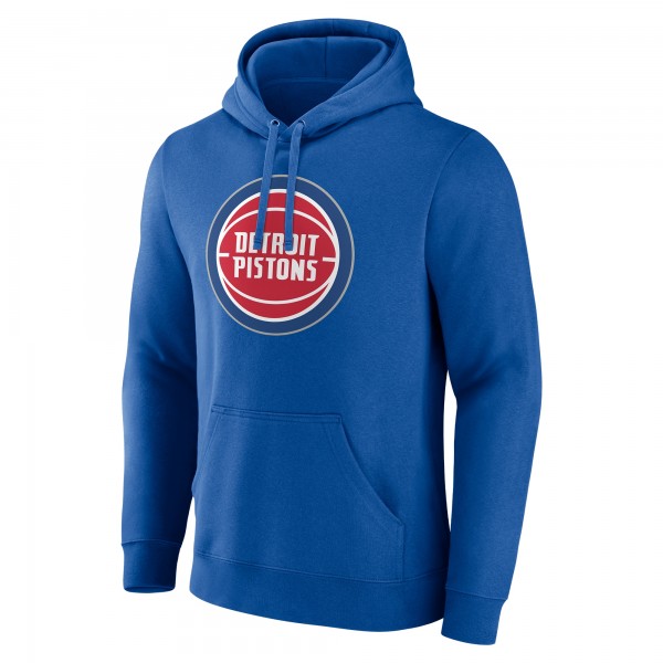 Detroit Pistons Blue Playmaker Personalized Name & Number Pullover Hoodie