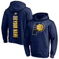 Indiana Pacers Navy Playmaker Personalized Name & Number Pullover Hoodie