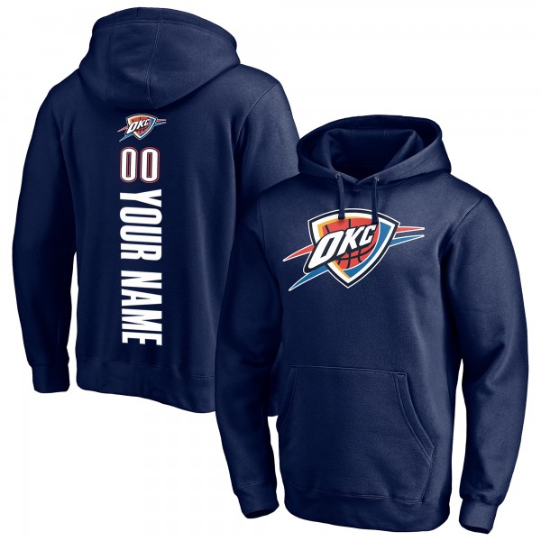 Именная толстовка Oklahoma City Thunder Navy Playmaker