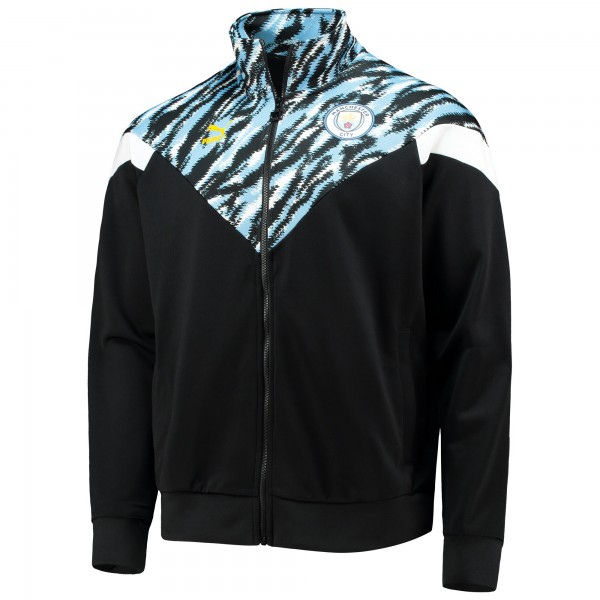 Кофта на молнии Manchester City Puma Iconic Graphic Full-Zip Track - Black