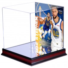Golden State Warriors Stephen Curry Fanatics Authentic Mahogany Basketball Display Case with Sublimated Plate