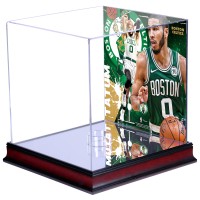 Boston Celtics Jayson Tatum Fanatics Authentic Mahogany Basketball Display Case with Sublimated Plate