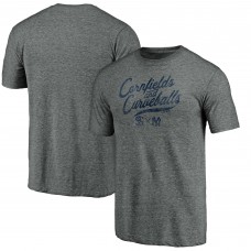 New York Yankees vs. Chicago White Sox Fanatics Gray 2021 Field of Dreams Cornfields & Curveballs Tri-Blend T-Shirt