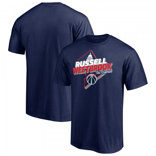 Футболка Russell Westbrook Washington Wizards Hometown - Navy
