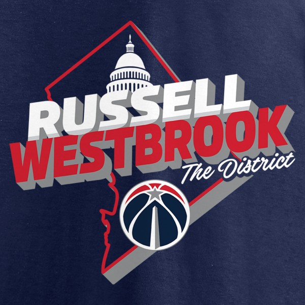 Футболка Russell Westbrook Washington Wizards Hometown - Navy